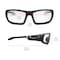Ergodyne ODIN, Safety Glasses, Anti-Scratch & Fog-Off+, Clear Lens, Matte Black Frame Frame, Full-Frame ODIN-AFAS - alternate 4